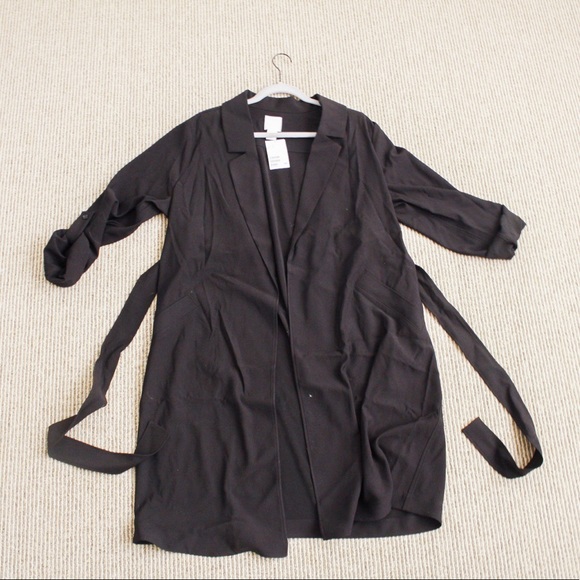 H&M Jackets & Blazers - H&M MAMA Tie Coat